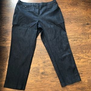 Plus Chambray Dress Pants